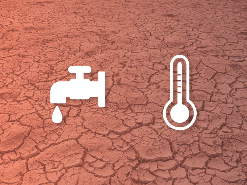 sécheresse et manque d'eau
